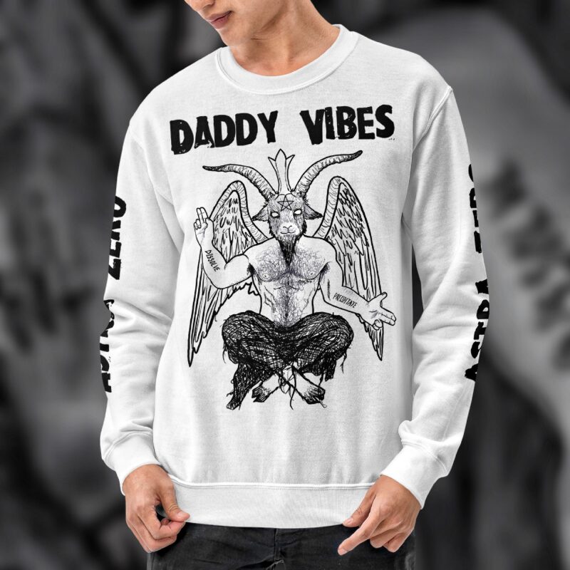 Featured image for “Daddy Vibes ( Baphomet ) Unisex Sweatshirt”