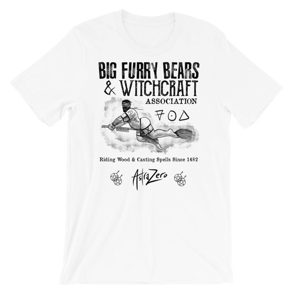 Featured image for “Bears & Witchraft ( White ) Short-Sleeve Unisex T-Shirt”