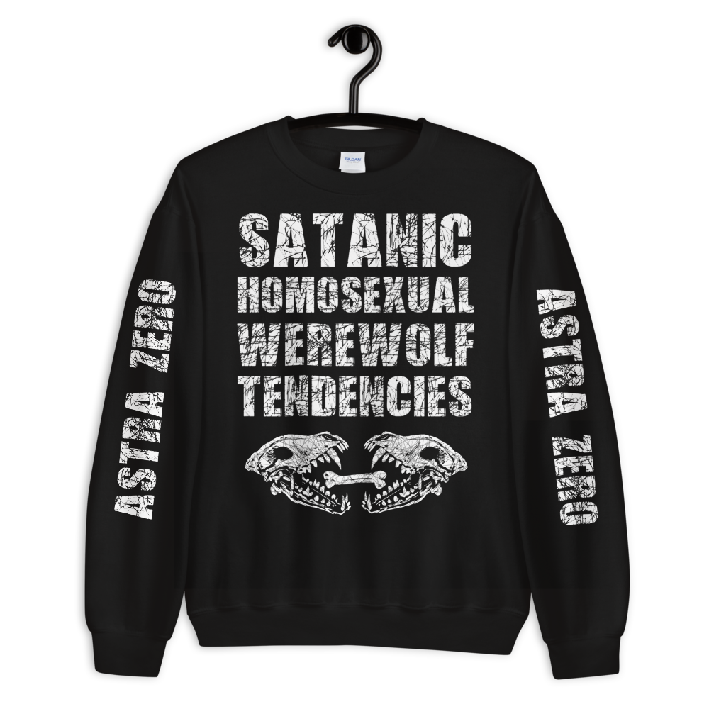 Featured image for “Satanic Homosexual Werewolf Tendencies -  Unisex Sweatshirt”