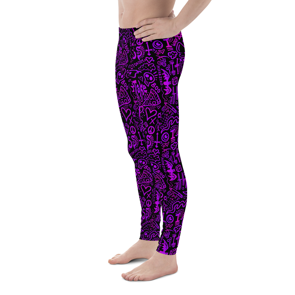 Featured image for “I Take it Up the Ass ( Purple Puke ) Men's Leggings”