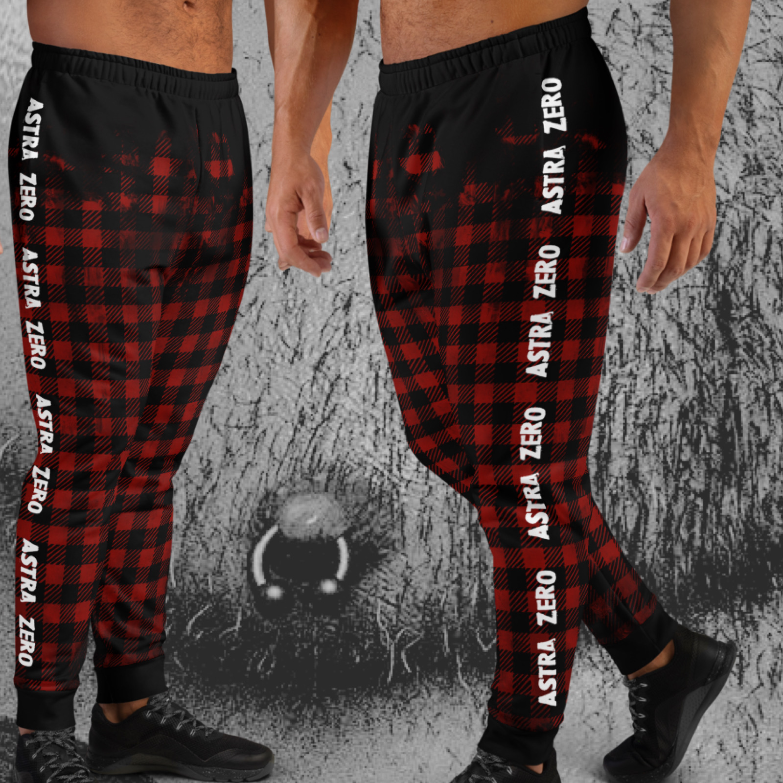 Featured image for “Dirty Red Faux Plaid - Men's Joggers”