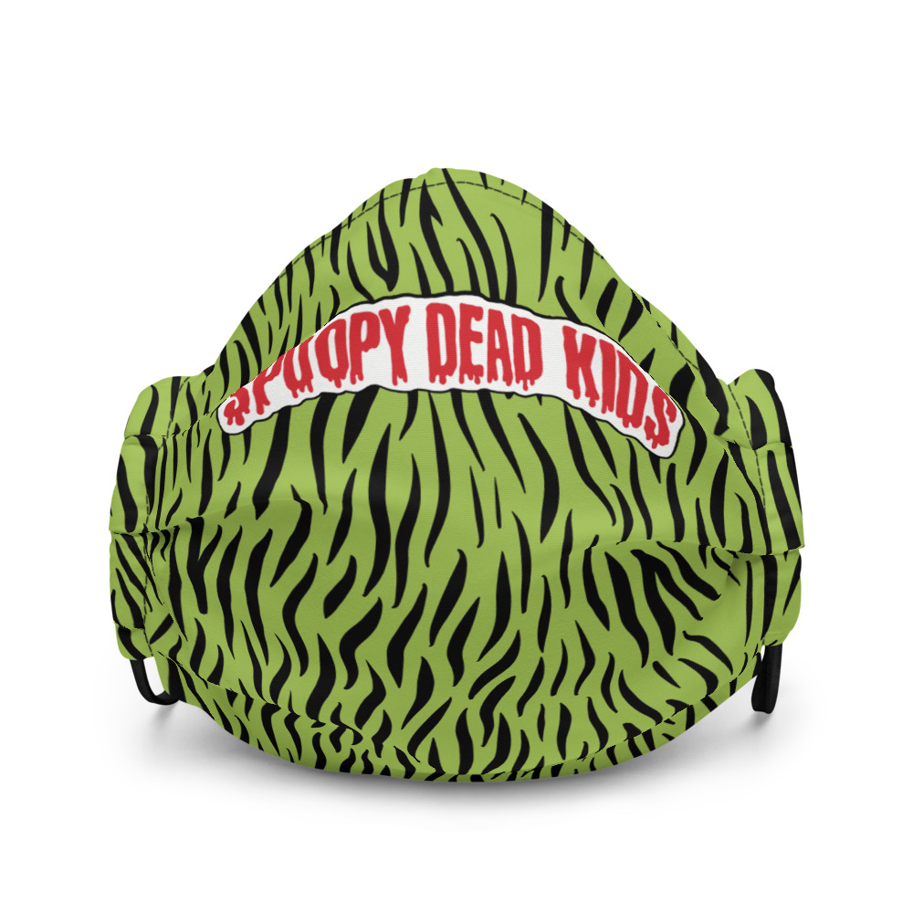 Featured image for “Spoopy Dead Kids - green -Premium face mask”