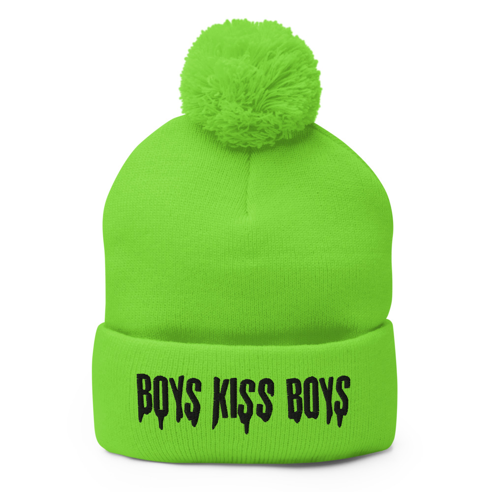 Featured image for “Boys Kiss Boys - Pom-Pom Beanie”
