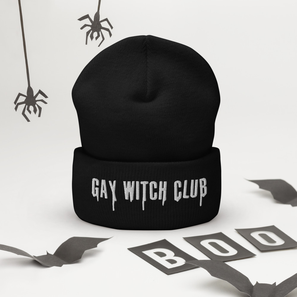 Featured image for “Gay Witch Club - Cuffed Beanie”