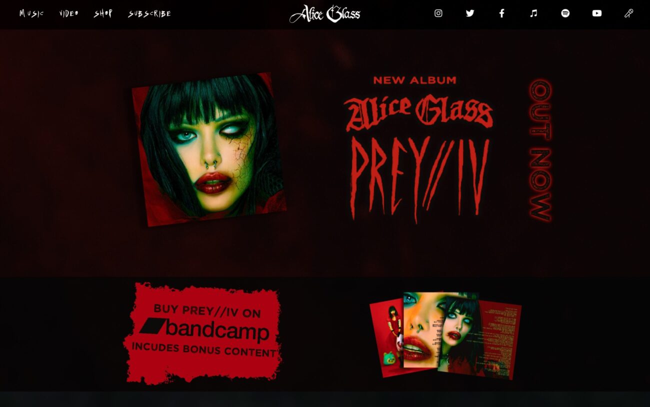 Featured image for “Alice-Glass.com ( Website Design )”