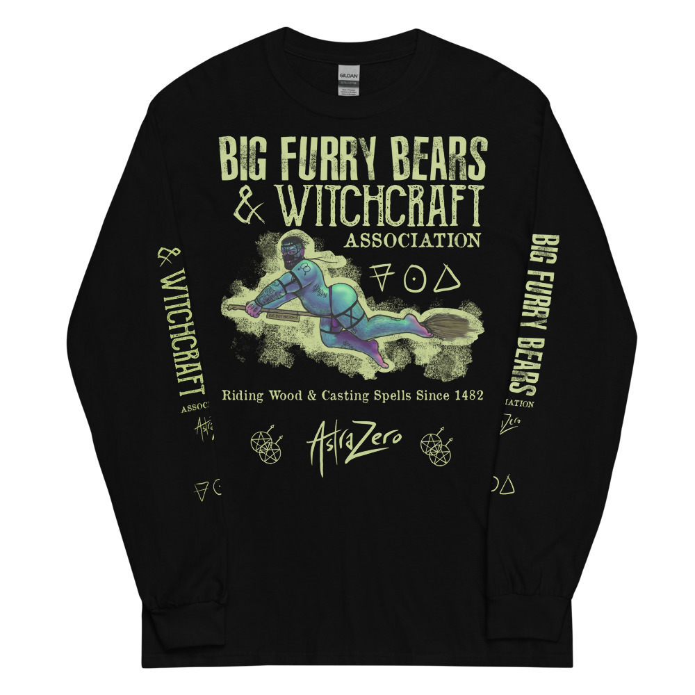 Featured image for “Big Furry Bears & Witchcraft - Men’s Long Sleeve Shirt”