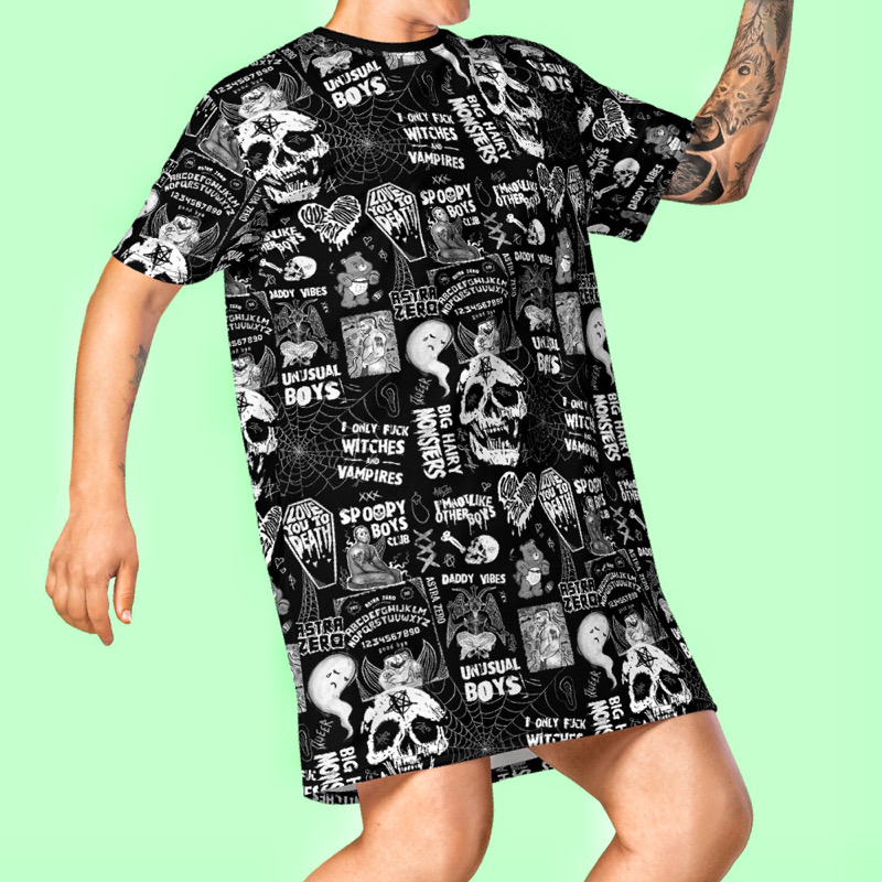 Featured image for “Gay Punk - dramatically long T-shirt  or “dress””