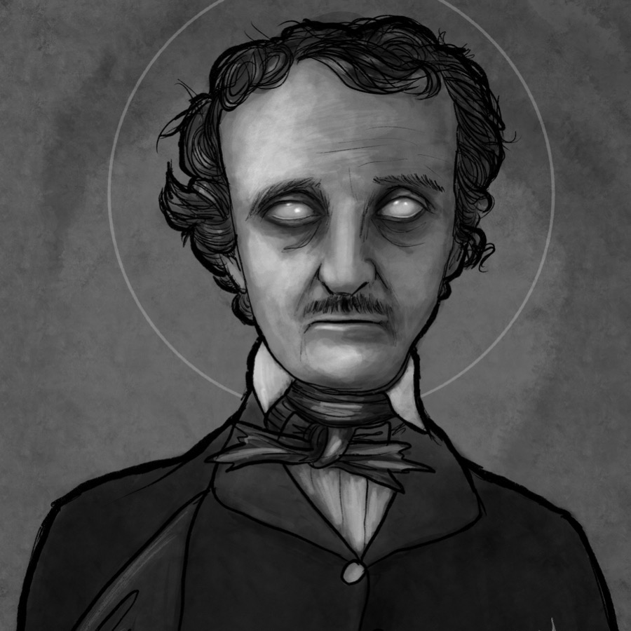 Featured image for “Edgar Allan Poe - Poster print”