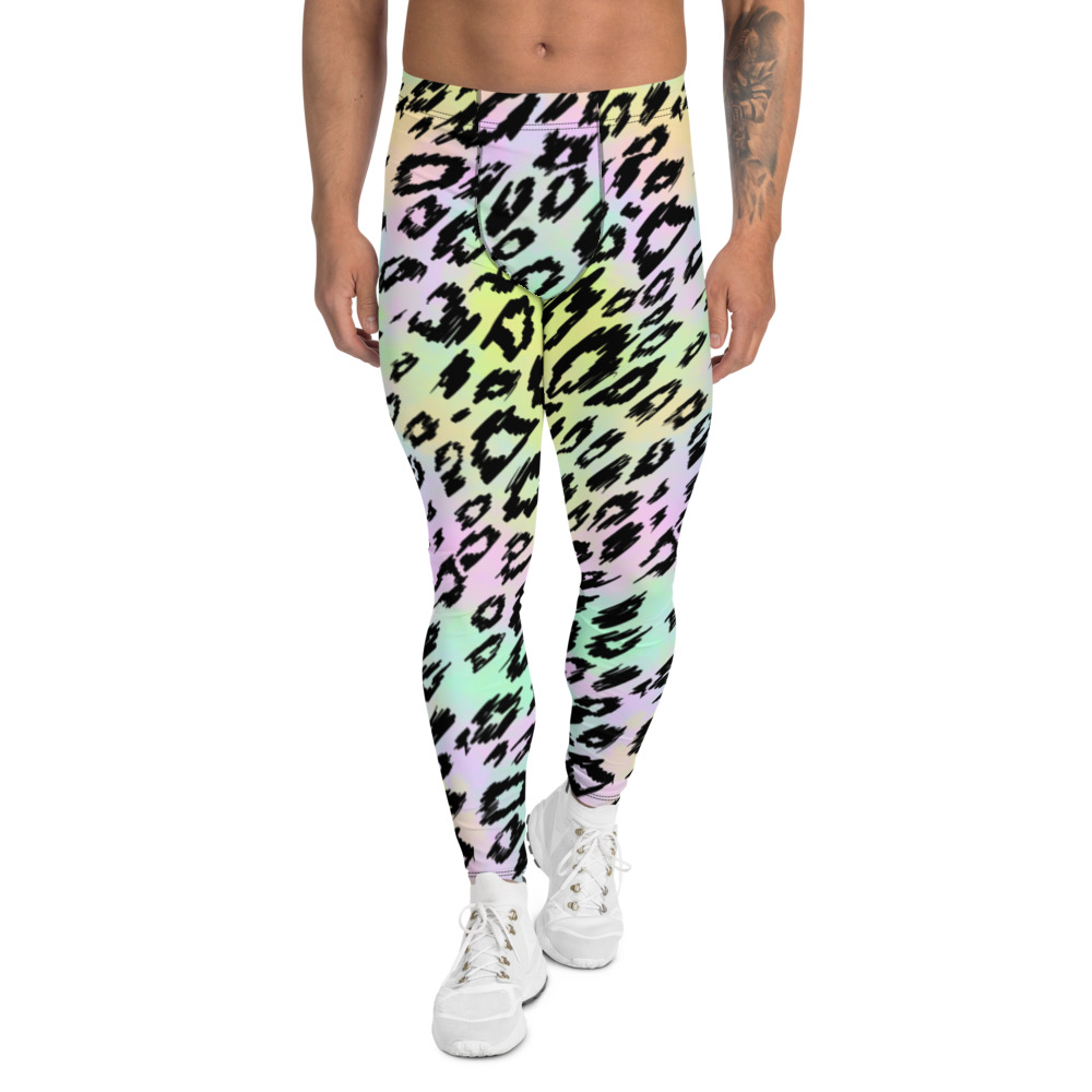 Featured image for “Pastel Goth Leopard print - Men's Leggings”