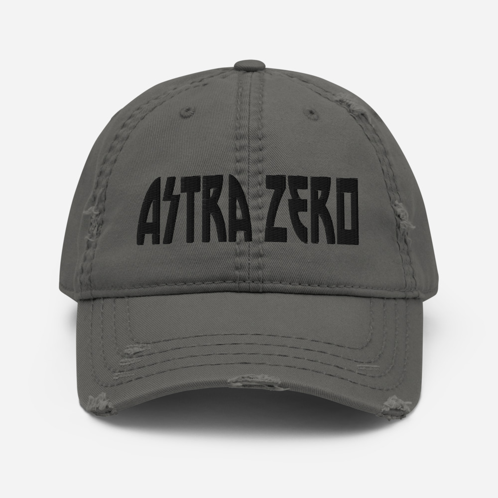 Featured image for “ASTRA ZERO - Distressed Dad Hat”