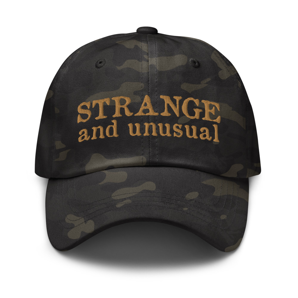 Featured image for “Strange and Unusual - Multicam dad hat”