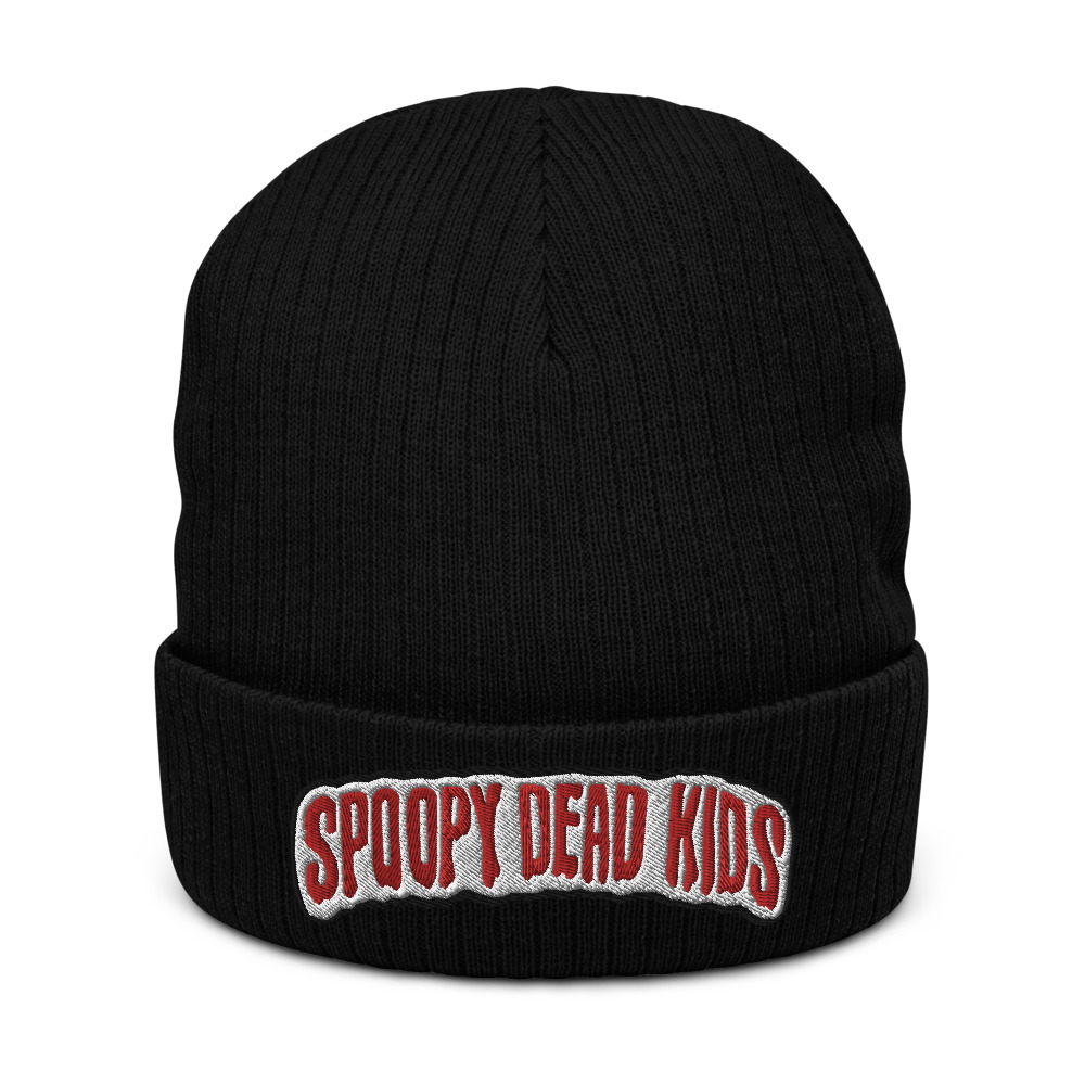 Featured image for “SPOOPY DEAD KIDS - Recycled cuffed beanie”
