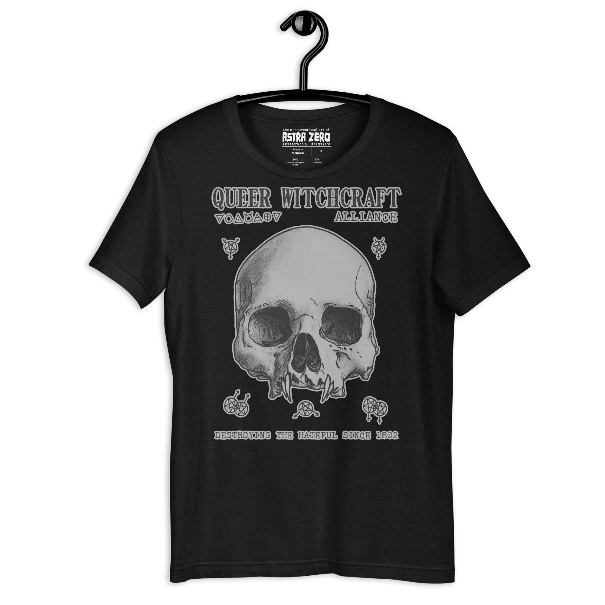 Featured image for “Queer Witchcraft alliance skull - Unisex t-shirt”