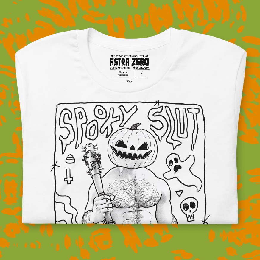 Featured image for “Spooky Pumpkin Sl%t (adult) - Unisex t-shirt”
