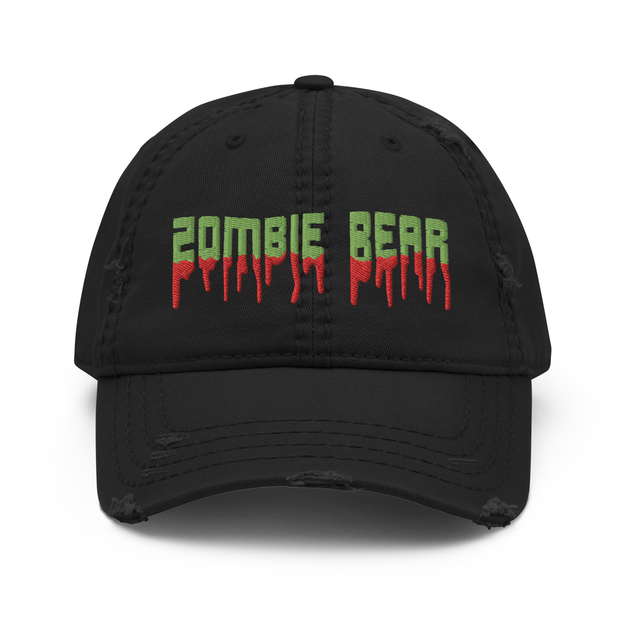 Zombie Bear - Distressed Dad Hat