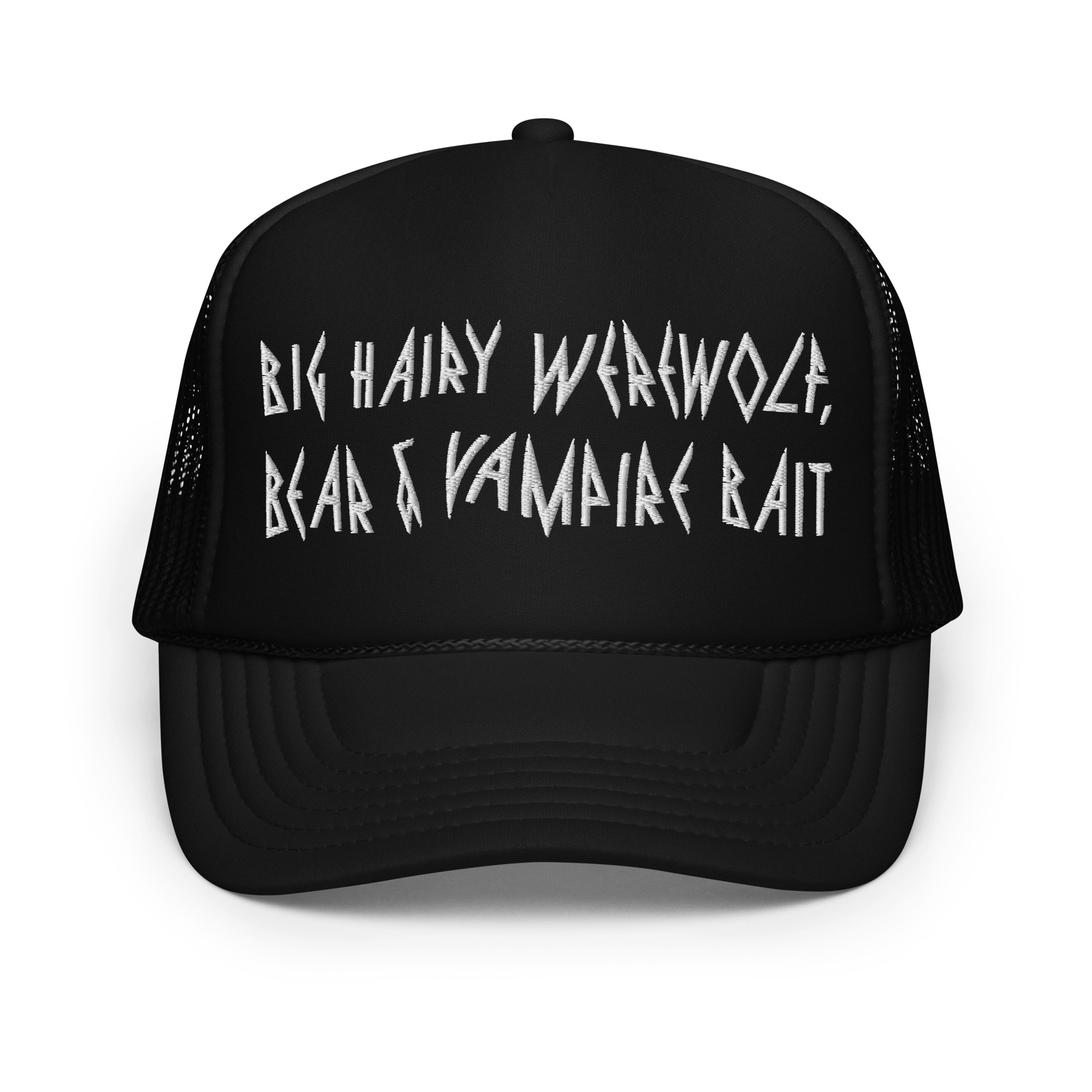 Big Hairy Werewolf, Bear & Vampire Bait - Foam trucker hat