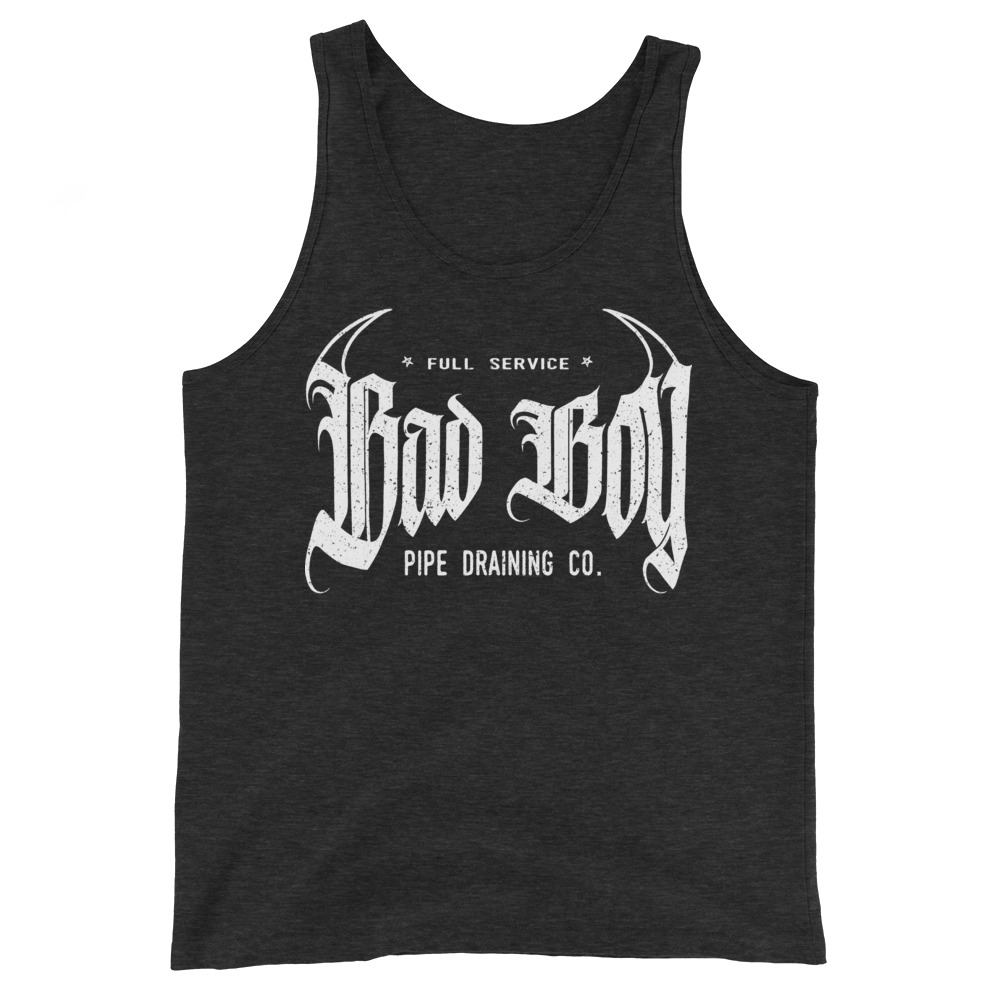 Featured image for “Bad Boy Pipe Draining Co. -  Unisex Tank Top”