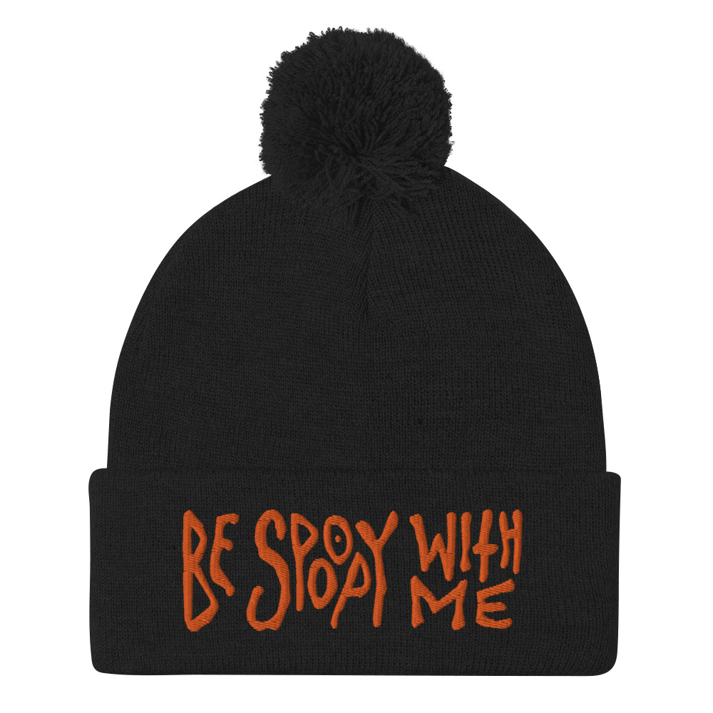 Featured image for “Be Spoopy with me - Pom-Pom Beanie”