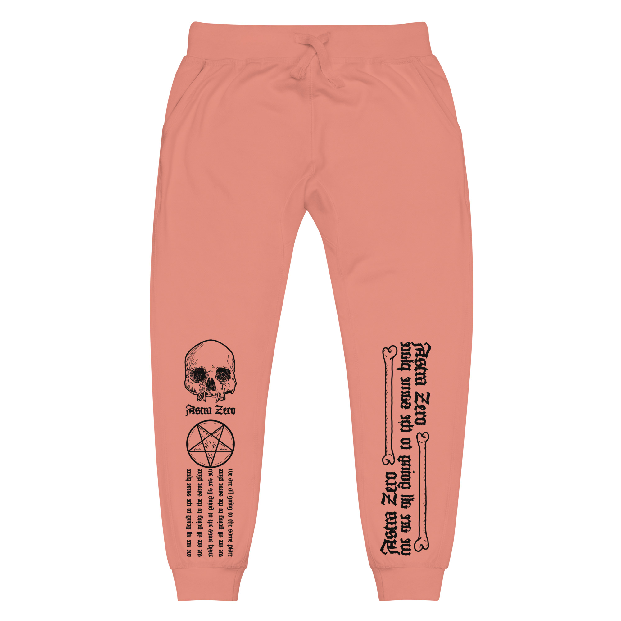Featured image for “We are all going to the same place - Unisex fleece sweatpants”