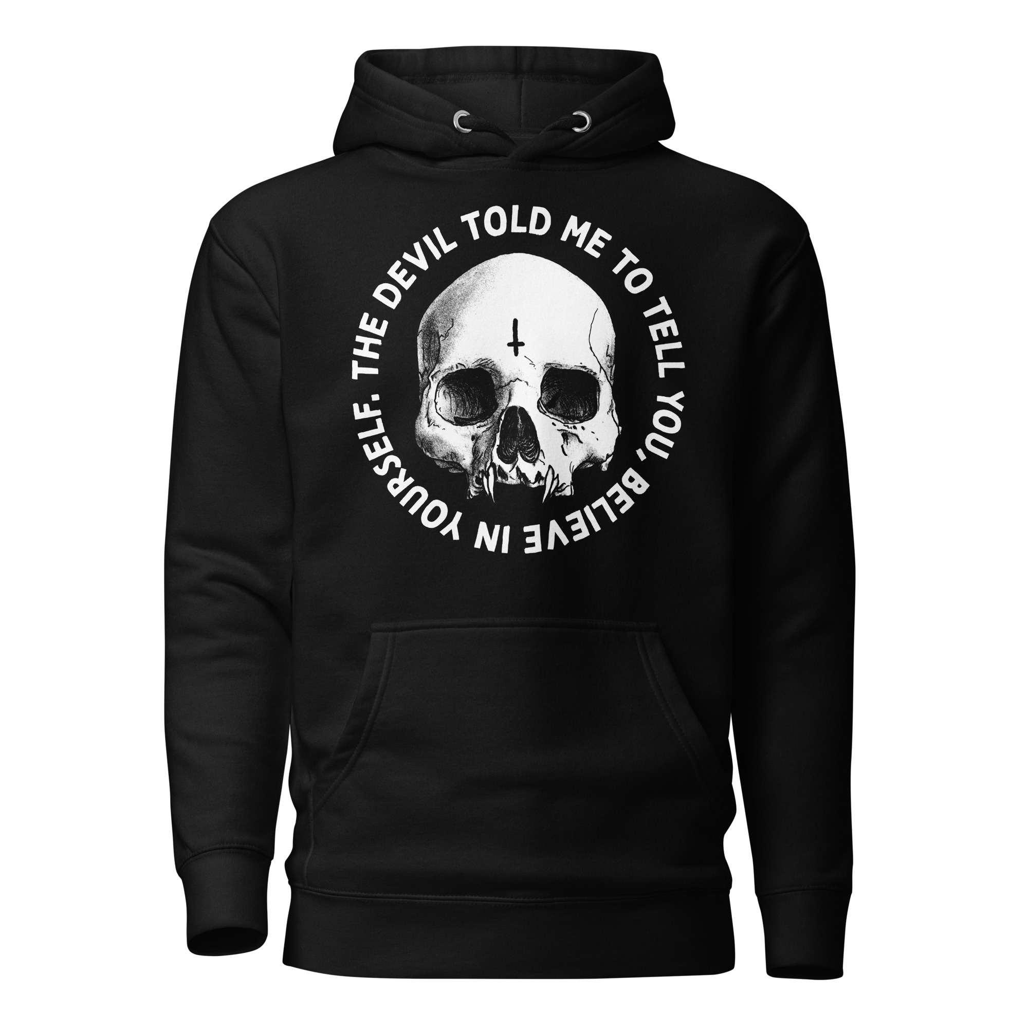 Featured image for “The devil told me to tell you - Unisex Premium Hoodie”