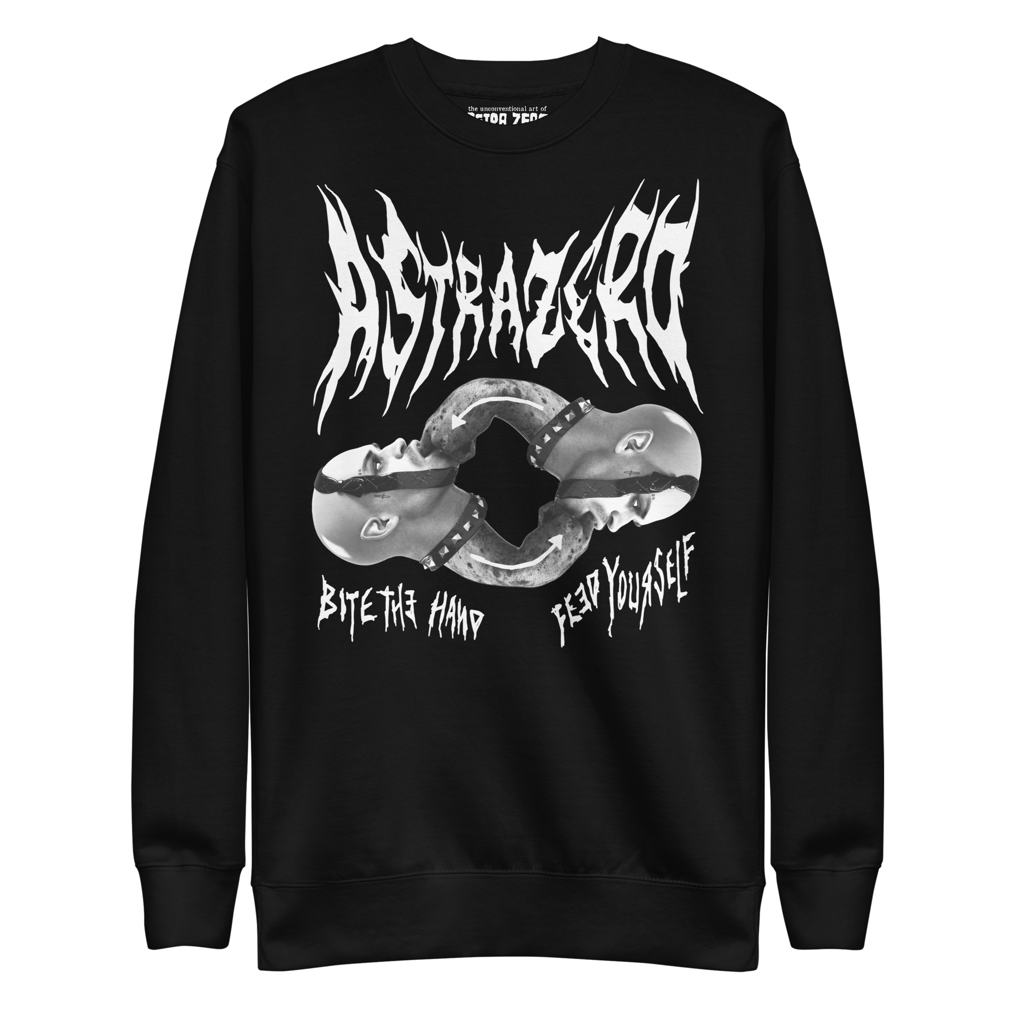 Featured image for “Bite the hand, Feed yourself - Unisex Premium Sweatshirt”