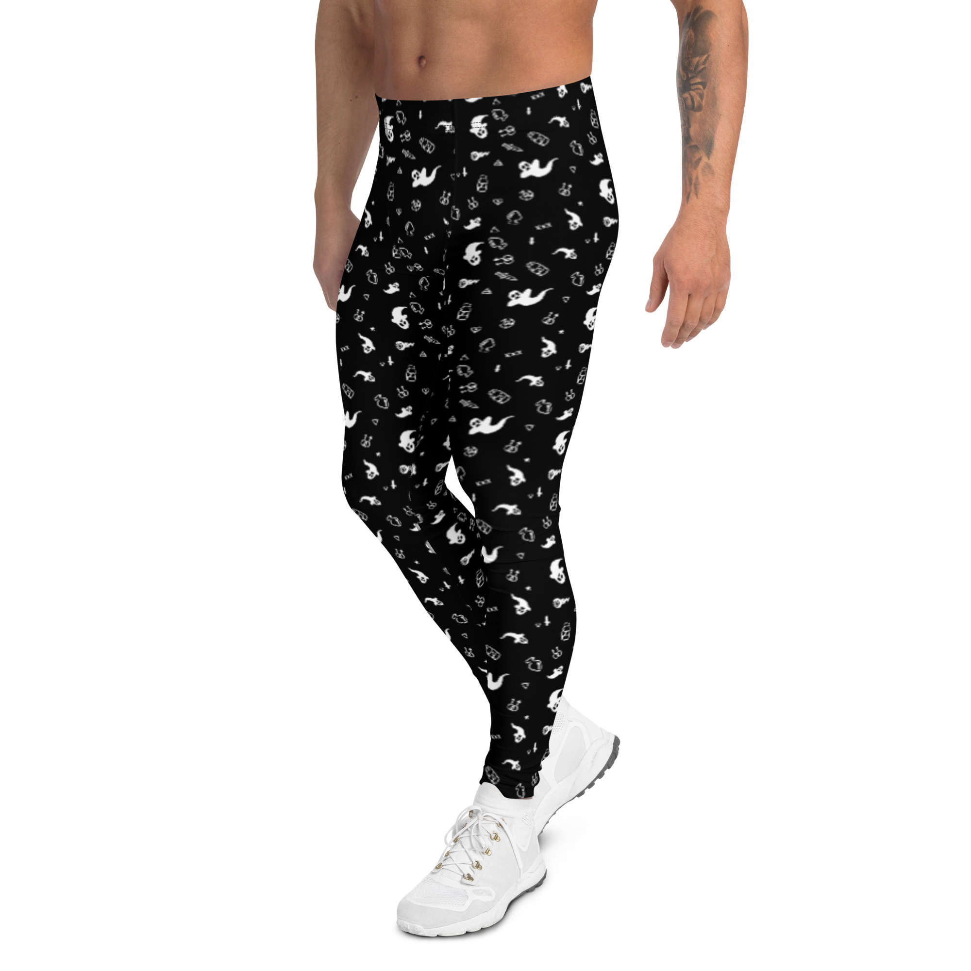 Featured image for “Spooky Queer poppers & plugs -  Men's Leggings”
