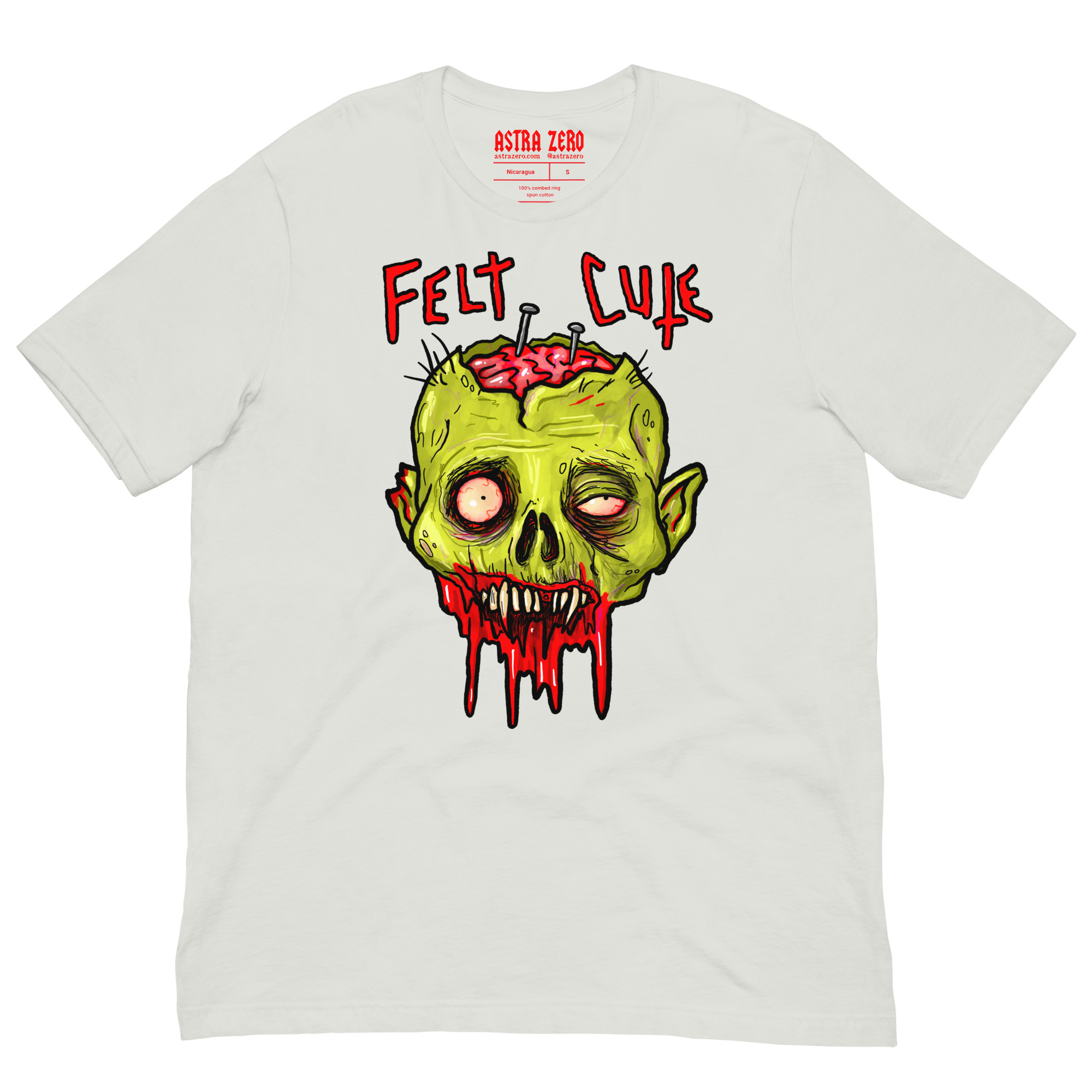 Featured image for “Felt Cute - Zombie - Unisex t-shirt”