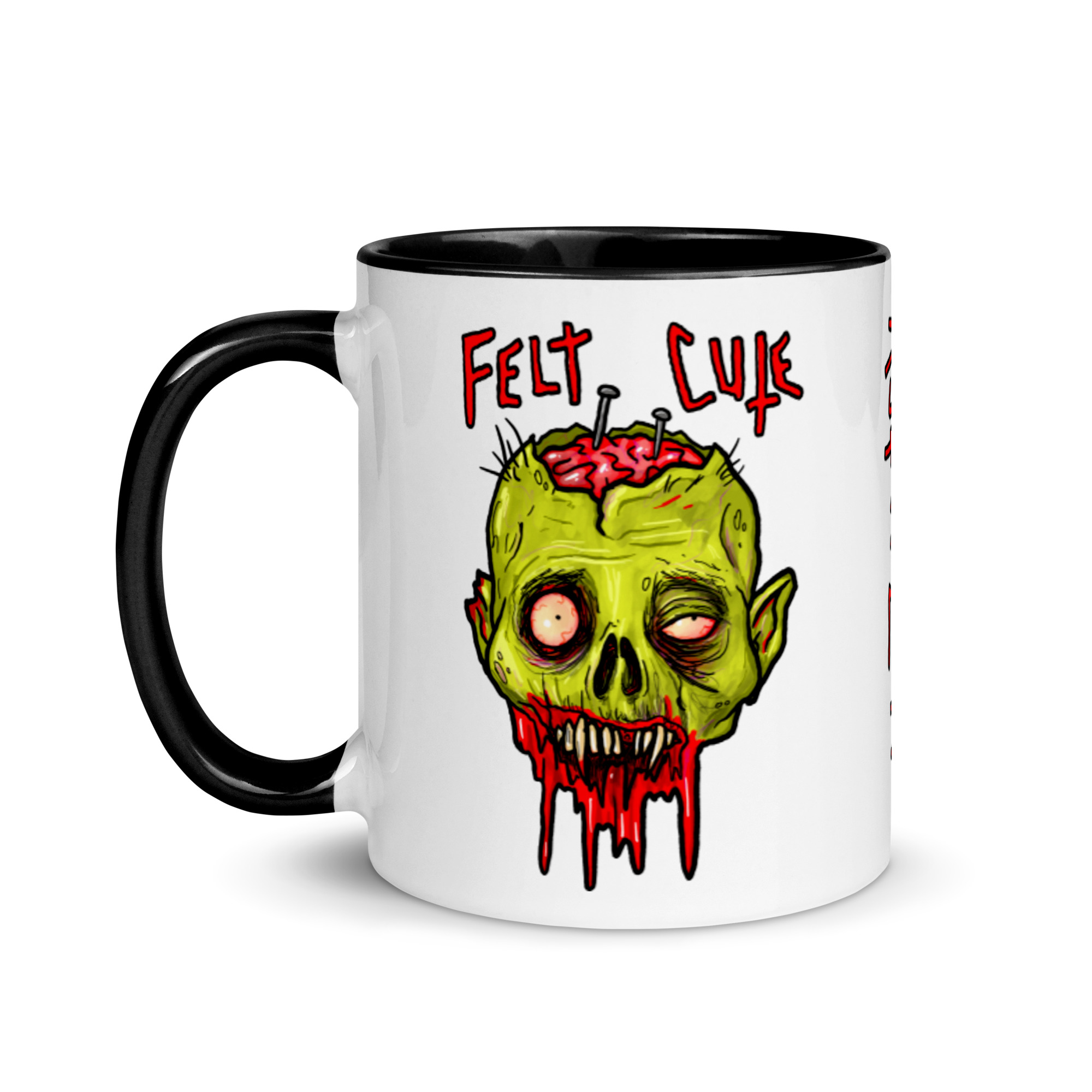 Featured image for “Felt Cute - Zombie - Mug”