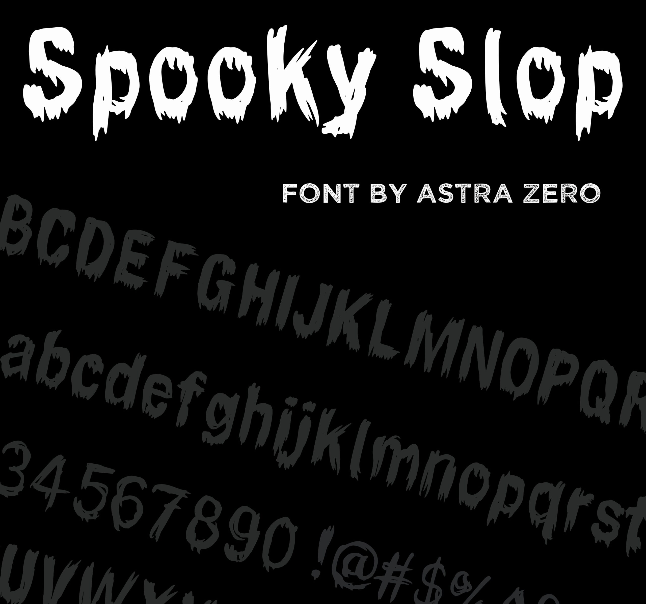 Featured image for “Spooky Slop - FONT”