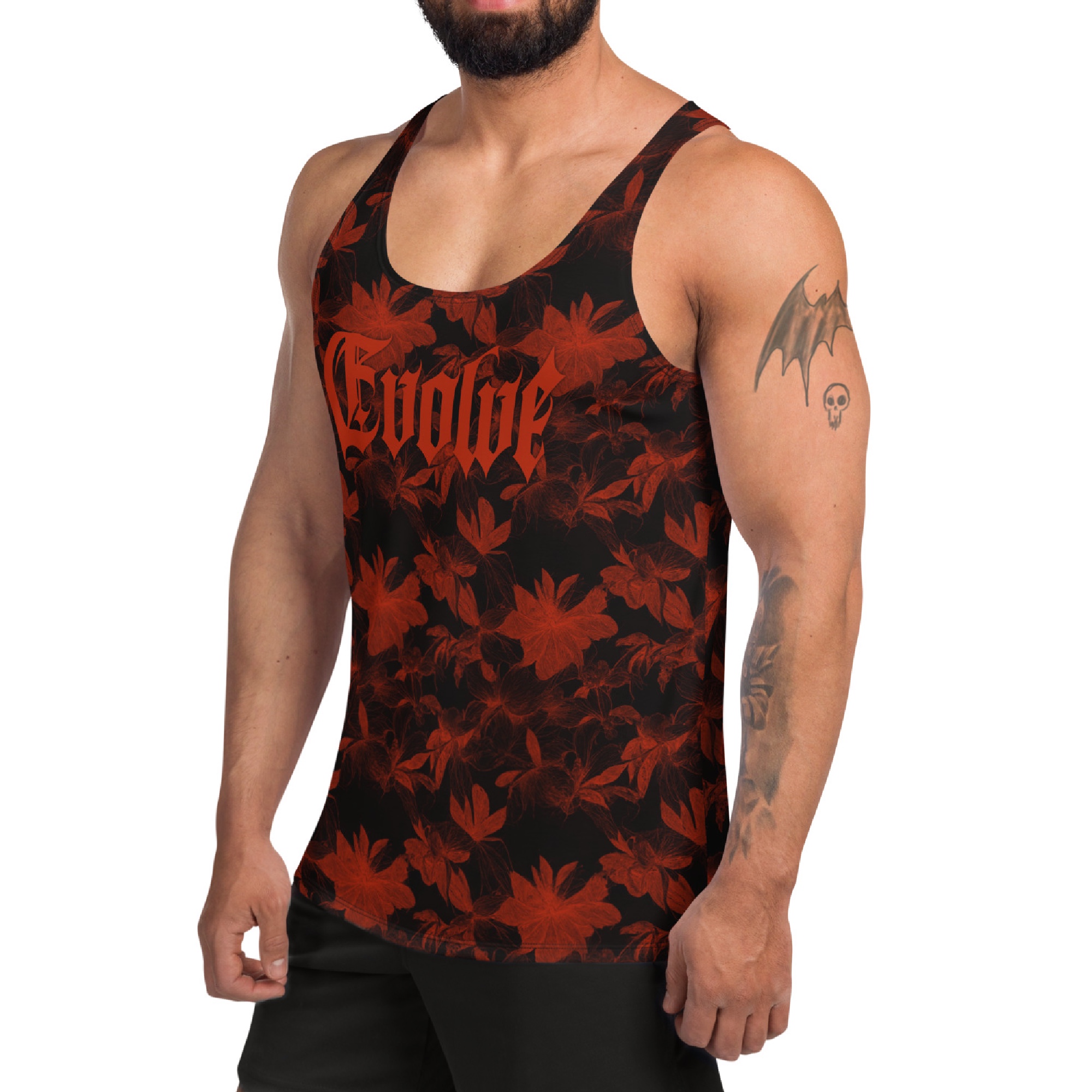 Featured image for “Evolve floral blood - Unisex Tank Top”