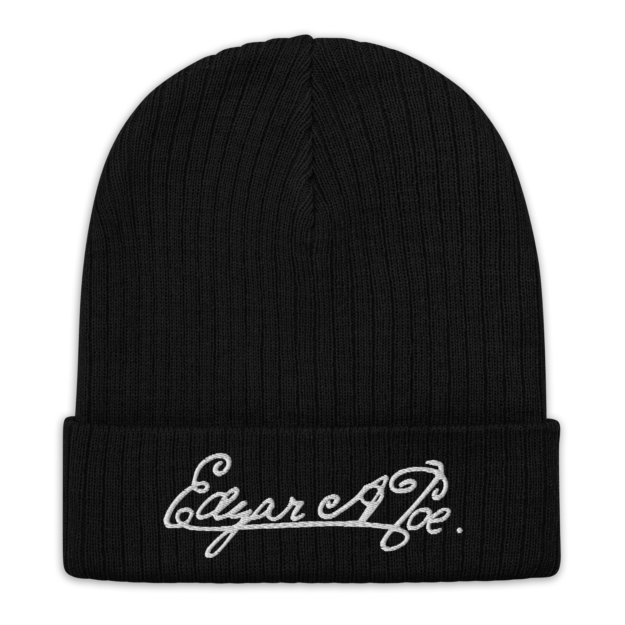 Featured image for “E.A.Poe Signature - Ribbed knit beanie”