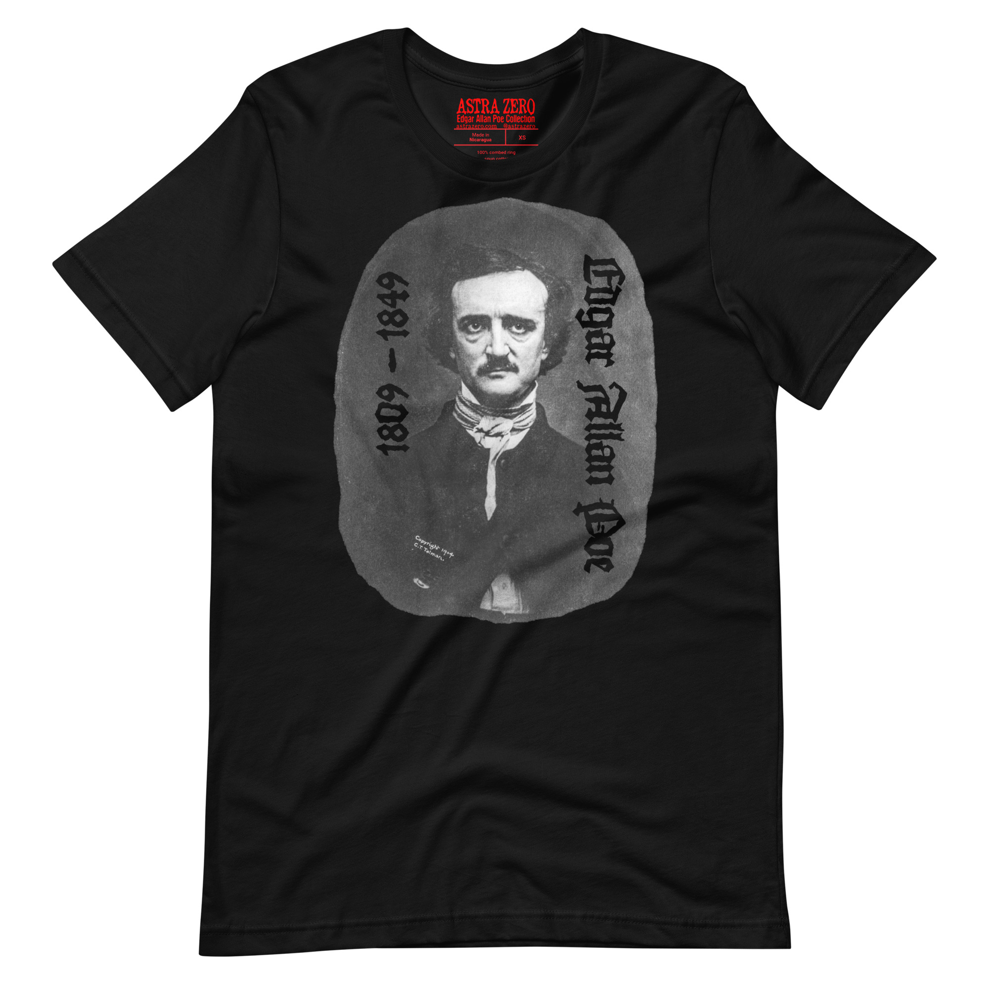 Featured image for “Edgar Allan Poe Portrait - Unisex t-shirt”