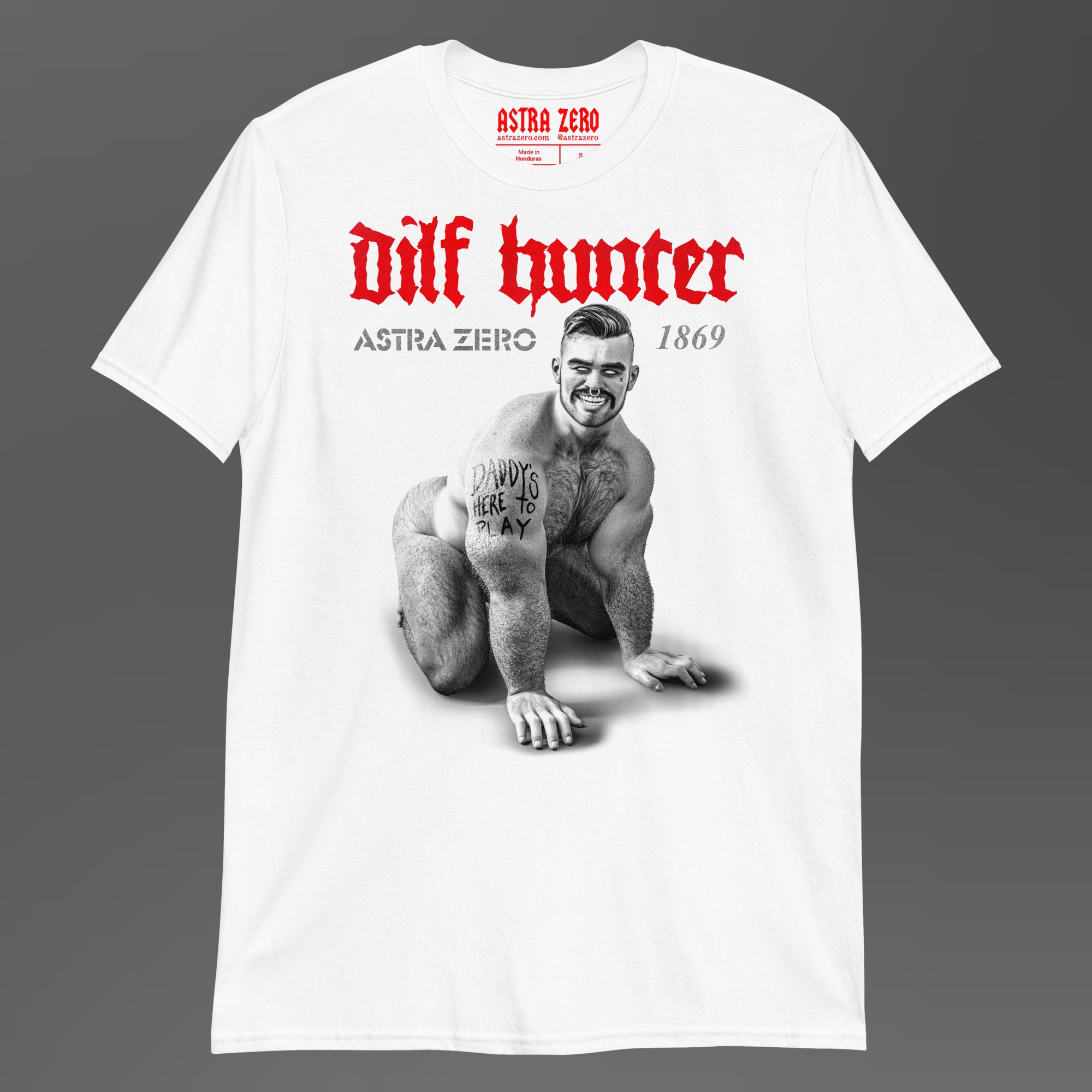 Featured image for “DILF Hunter - Short-Sleeve Unisex T-Shirt”