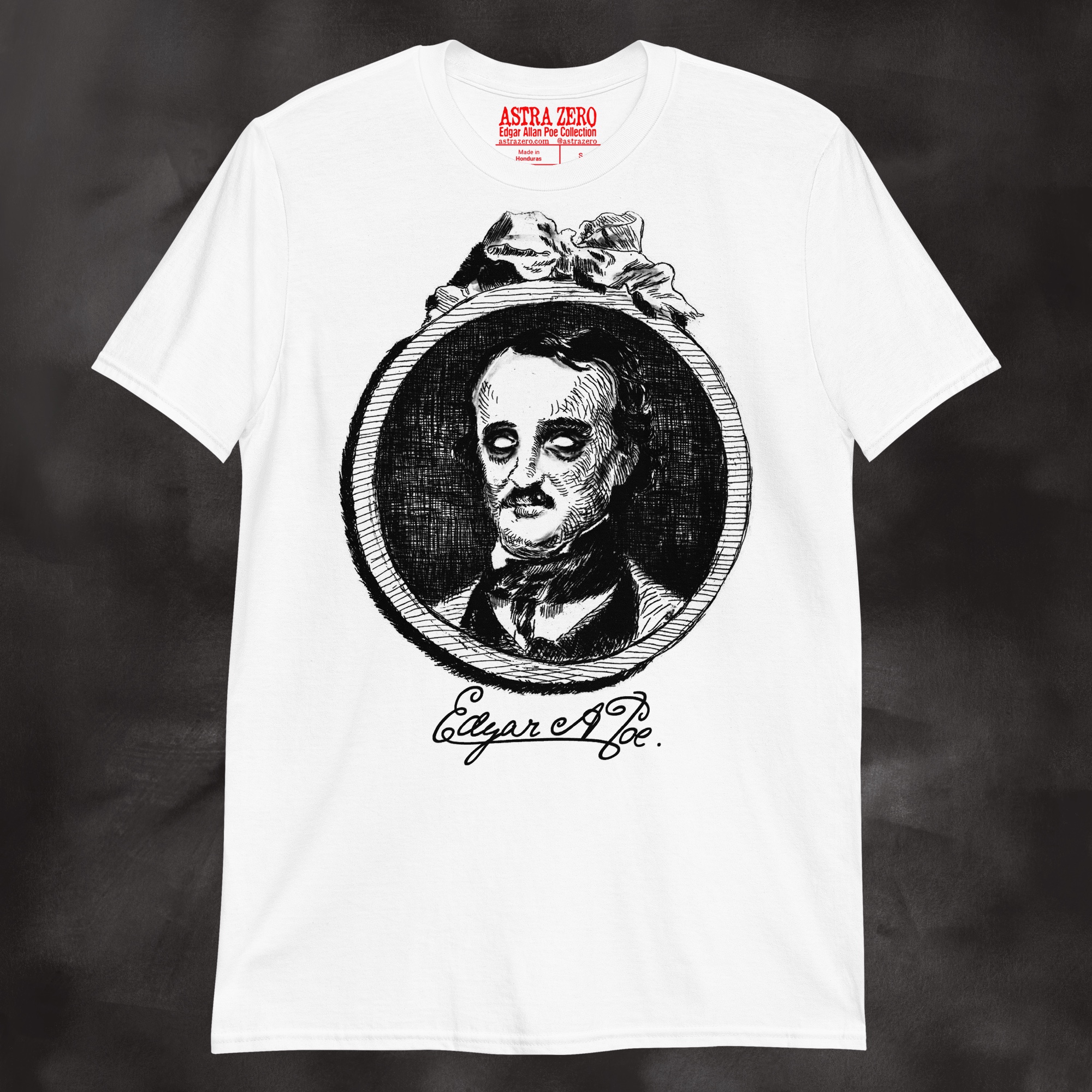 Featured image for “Edgar Poe 1860 BW - Short-Sleeve Unisex T-Shirt”