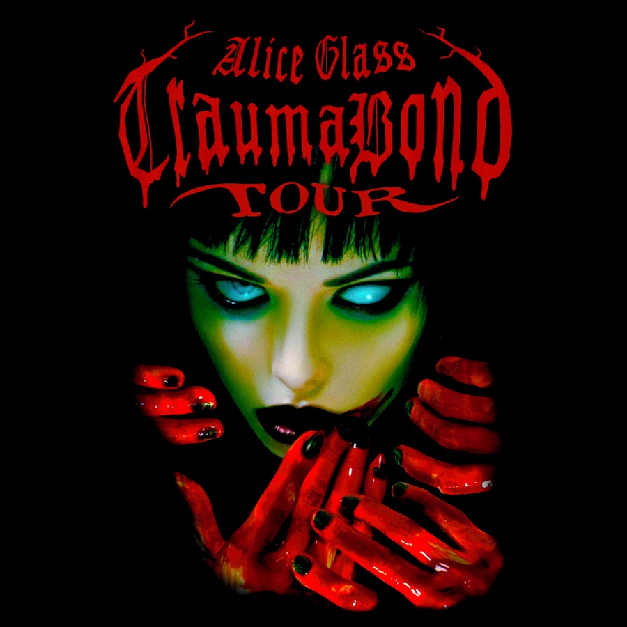 Featured image for “TraumaBond Tour: Alice Glass ( Visuals, Promo & Merch Design)”