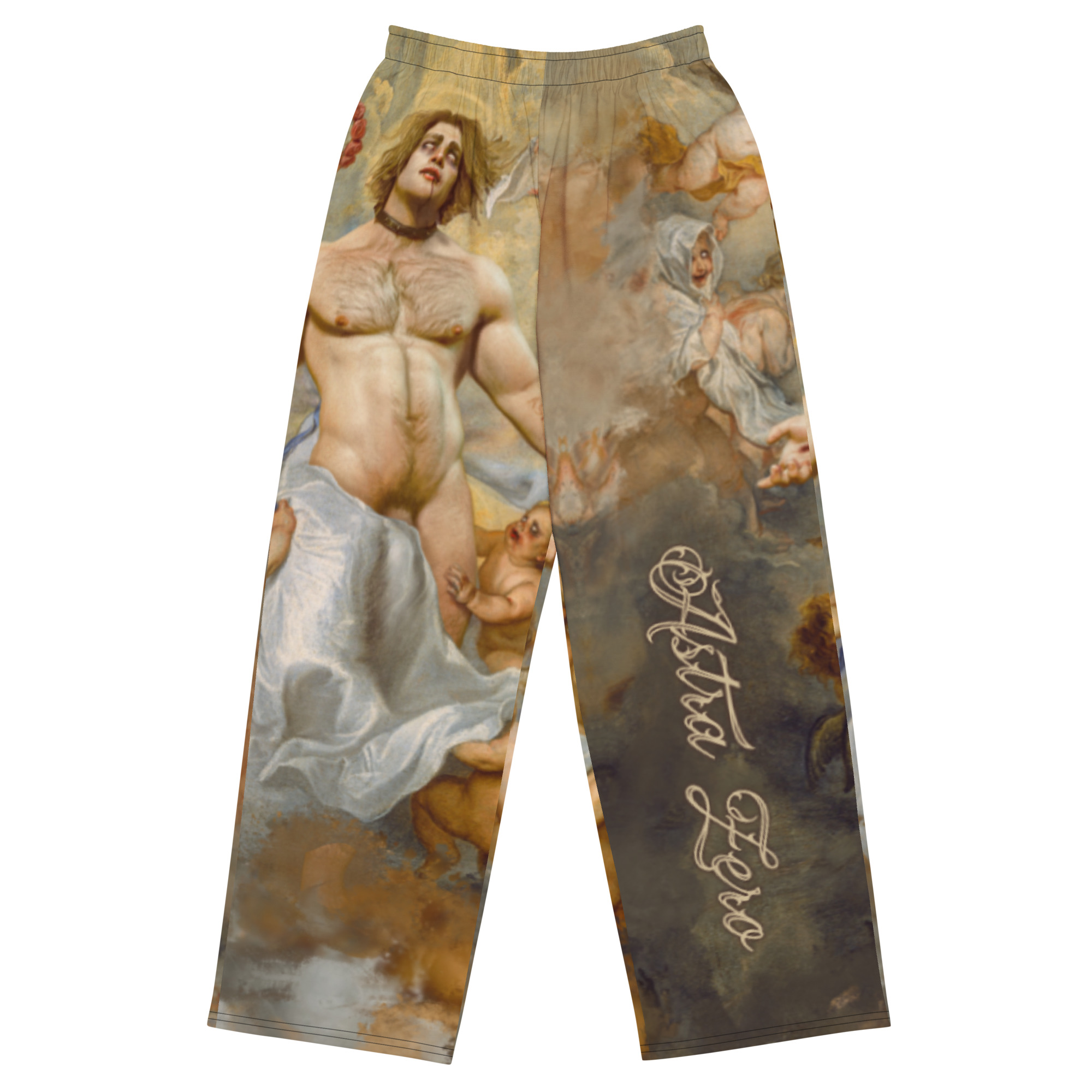 Featured image for “Morningstar - All-over print unisex wide-leg pants”