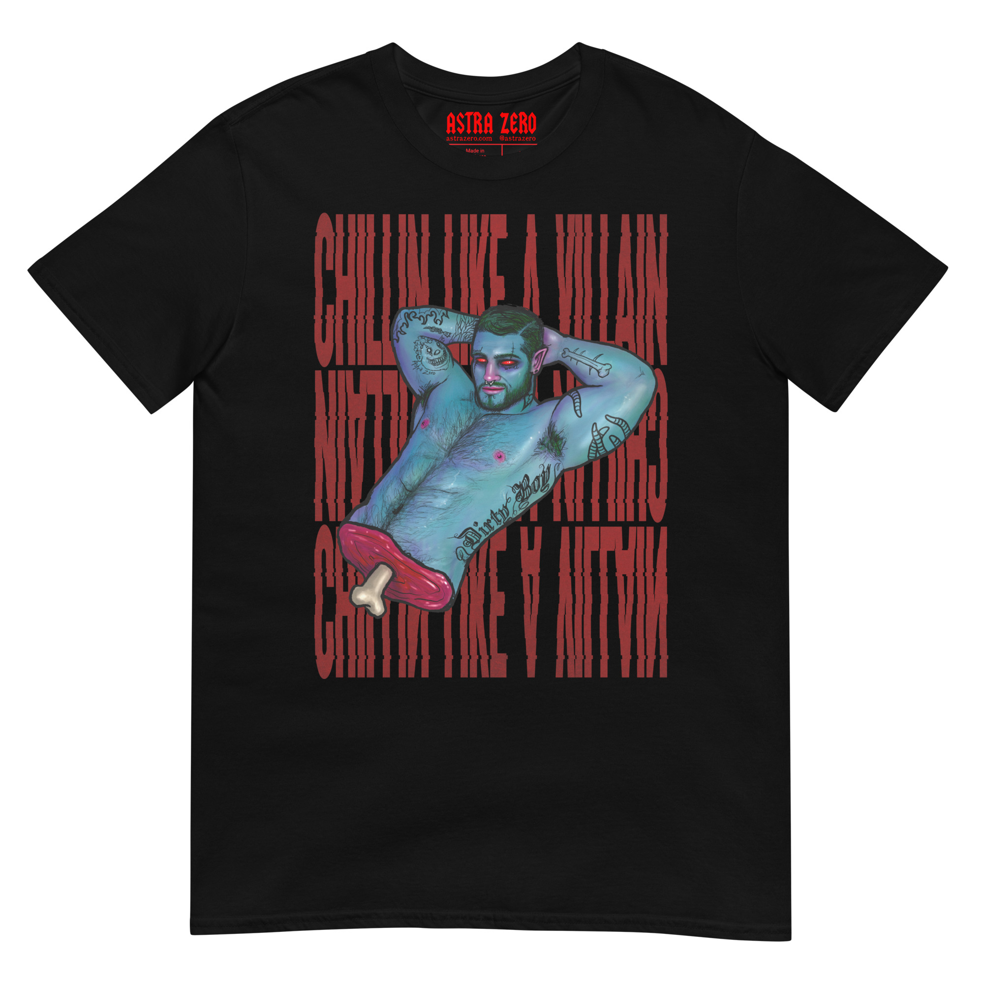 Featured image for “Chillin like a Villain - Short-Sleeve Unisex T-Shirt”