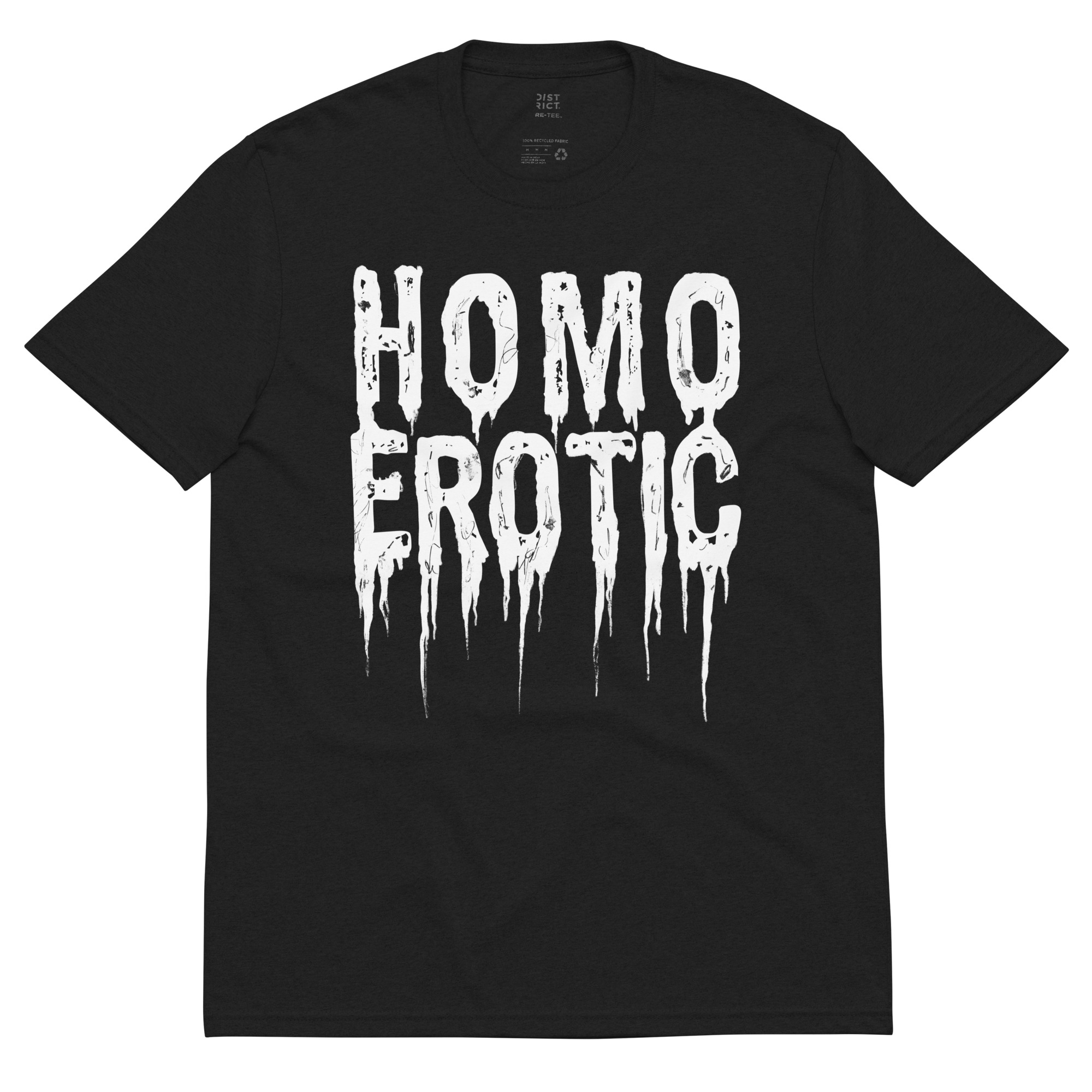 Featured image for “Homo Erotic - Unisex Recycled T-Shirt | District DT8000”