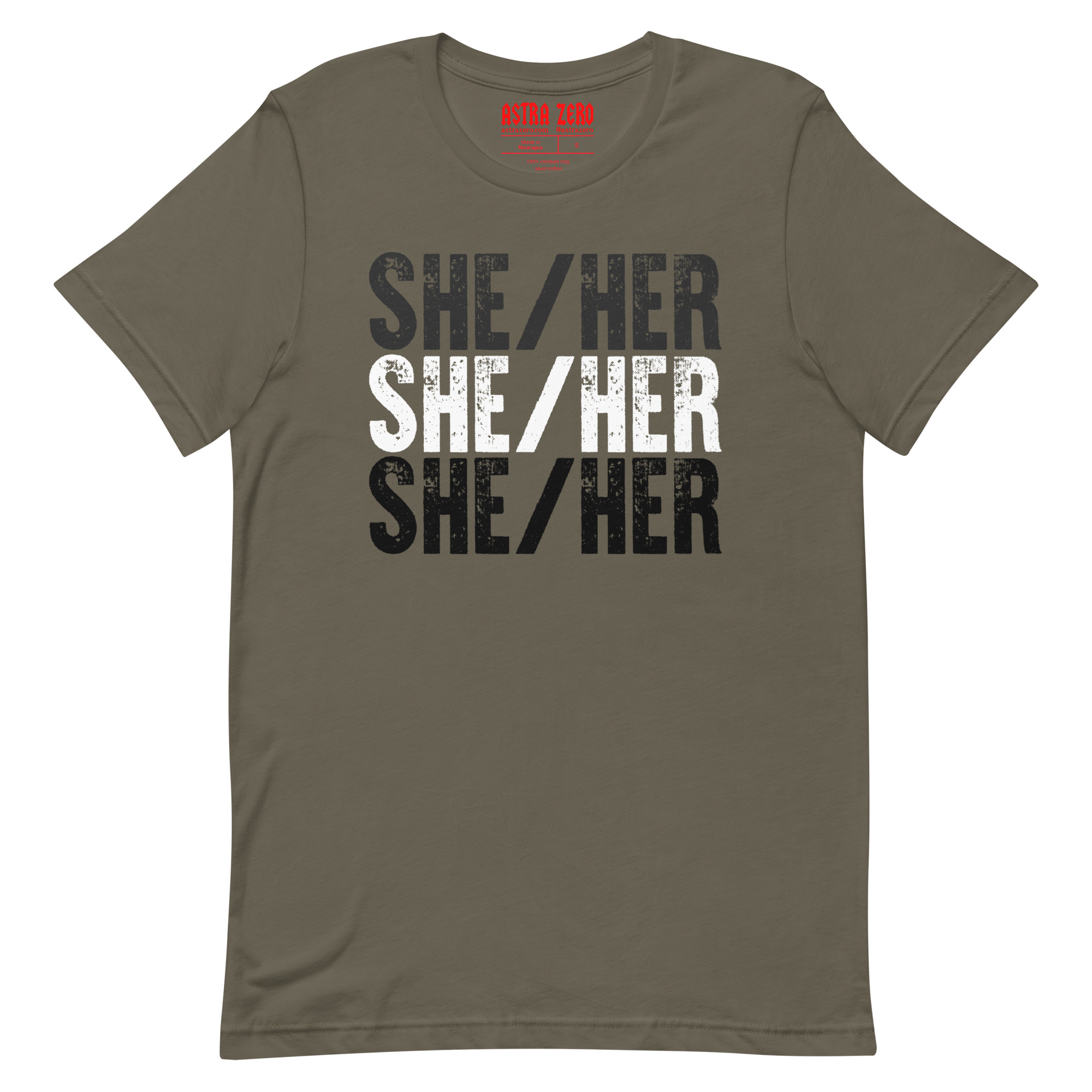 SHE / HER - Unisex t-shirt