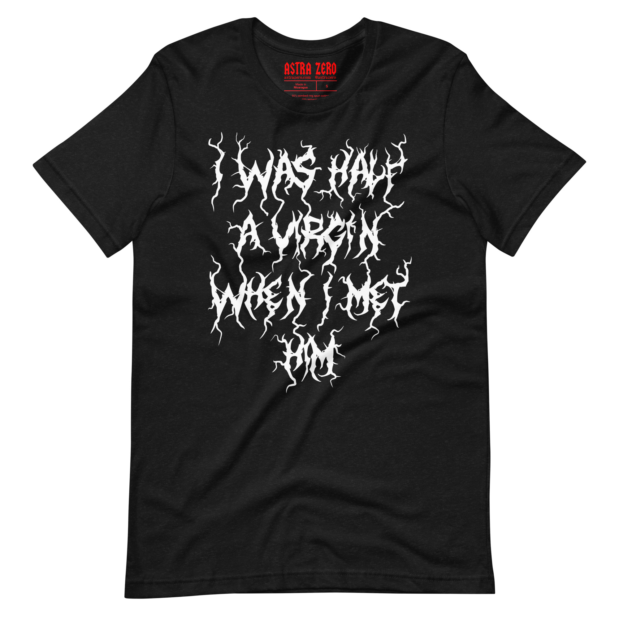 Featured image for “I Was Half a Virgin when I met Him - Unisex t-shirt”