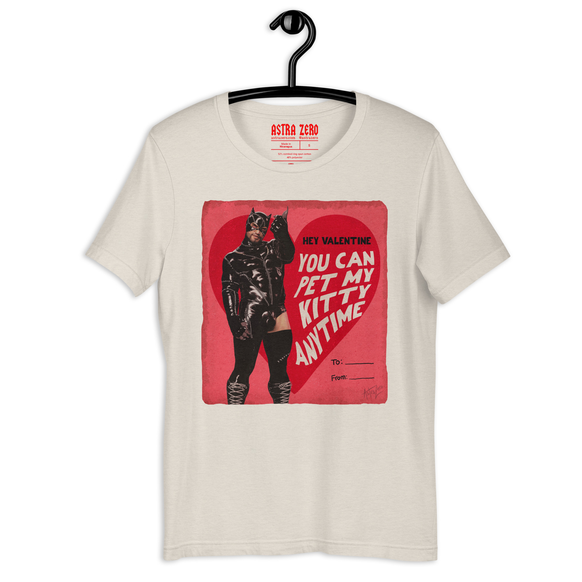 Featured image for “Valentine ( pet my kitty ) Unisex t-shirt”