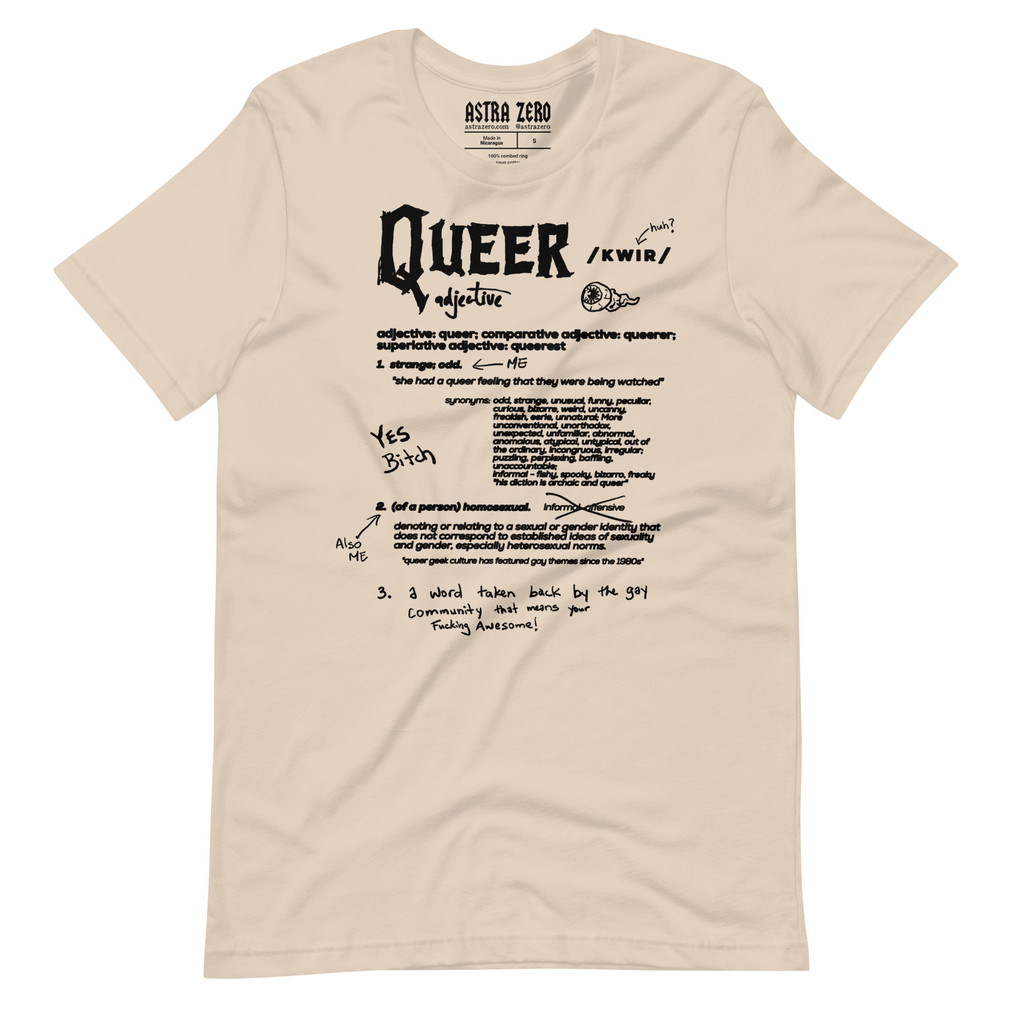 Featured image for “Queer Meaning - Unisex t-shirt”