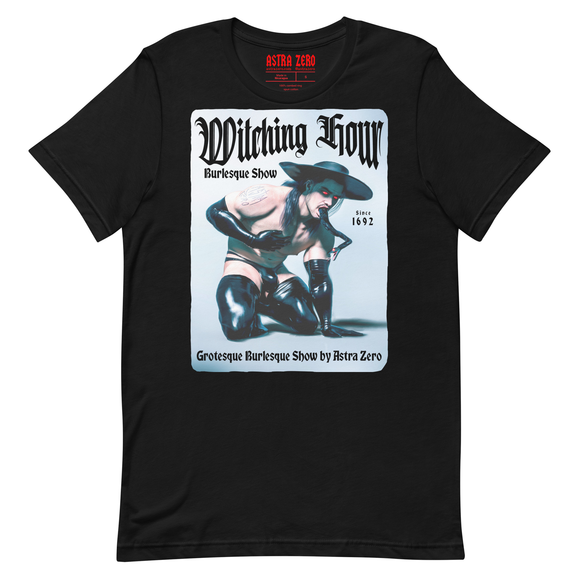 Featured image for “Witching Hour Burlesque Show - Unisex t-shirt”