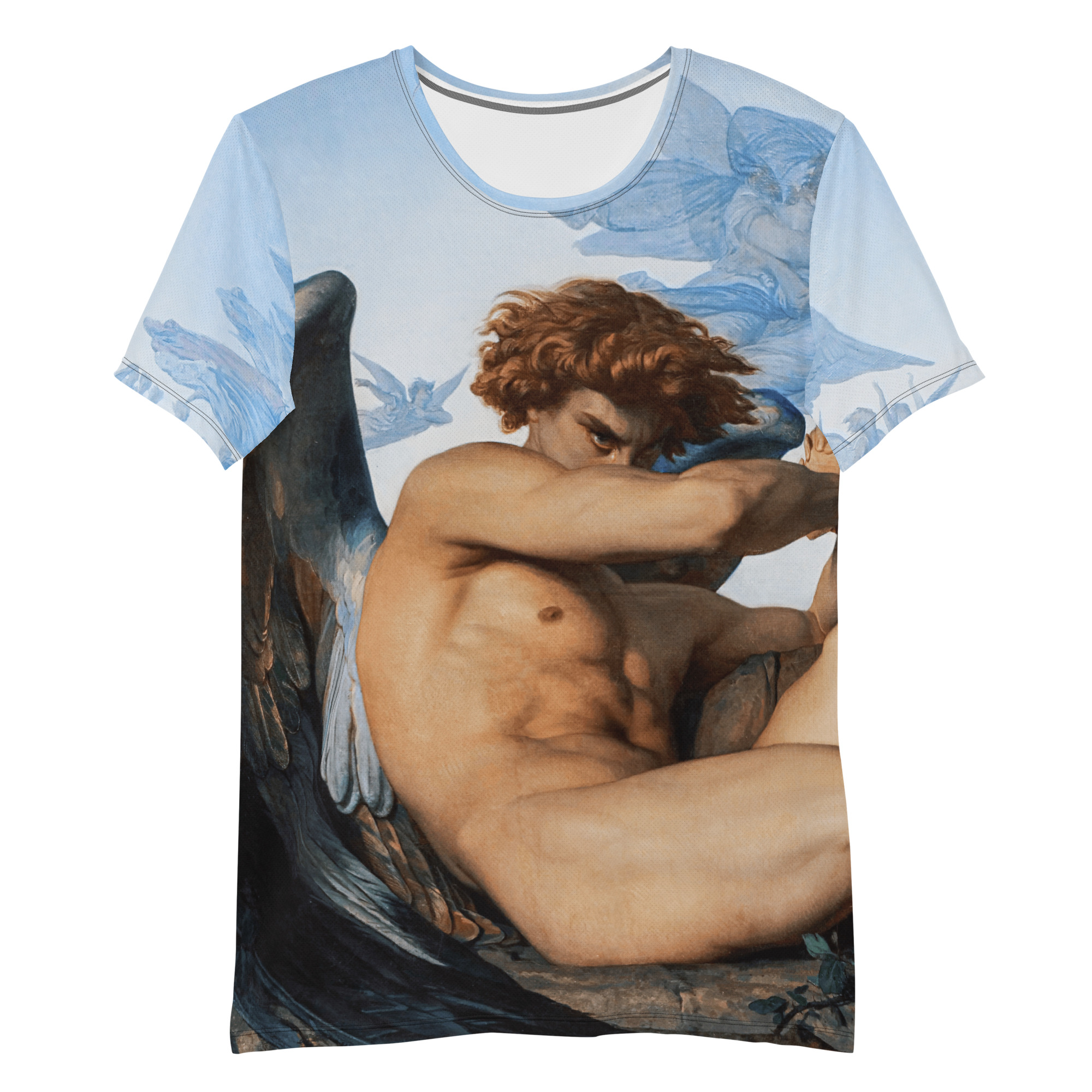 Featured image for “Fallen Angel ALEXANDRE CABANEL, 1847 -  All-Over Print Men's Athletic T-shirt”
