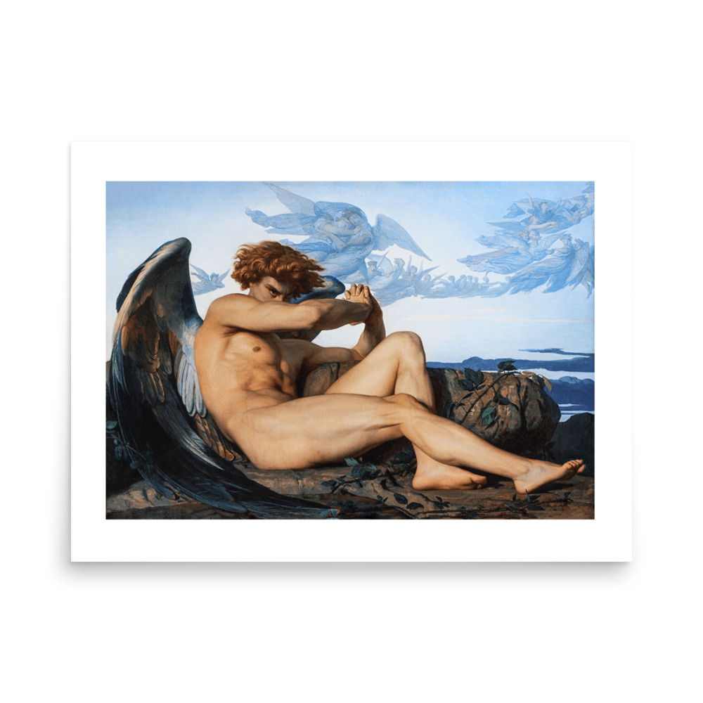 Featured image for “Fallen Angel ALEXANDRE CABANEL, 1847 - Poster print”