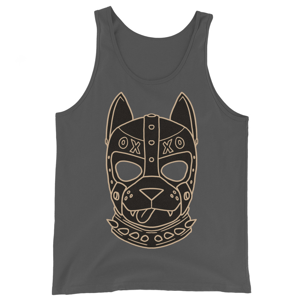 Featured image for “Vintage Pup Mask - Unisex Tank Top”
