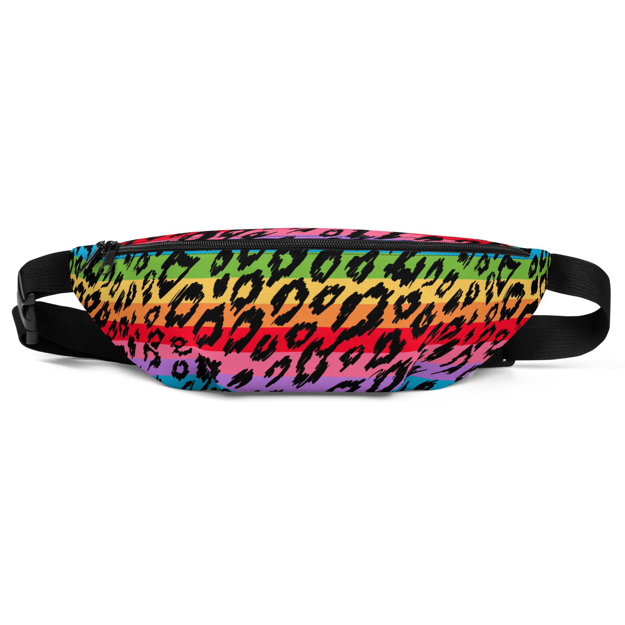 Featured image for “Rainbow Pride Leopard - Fanny Pack”