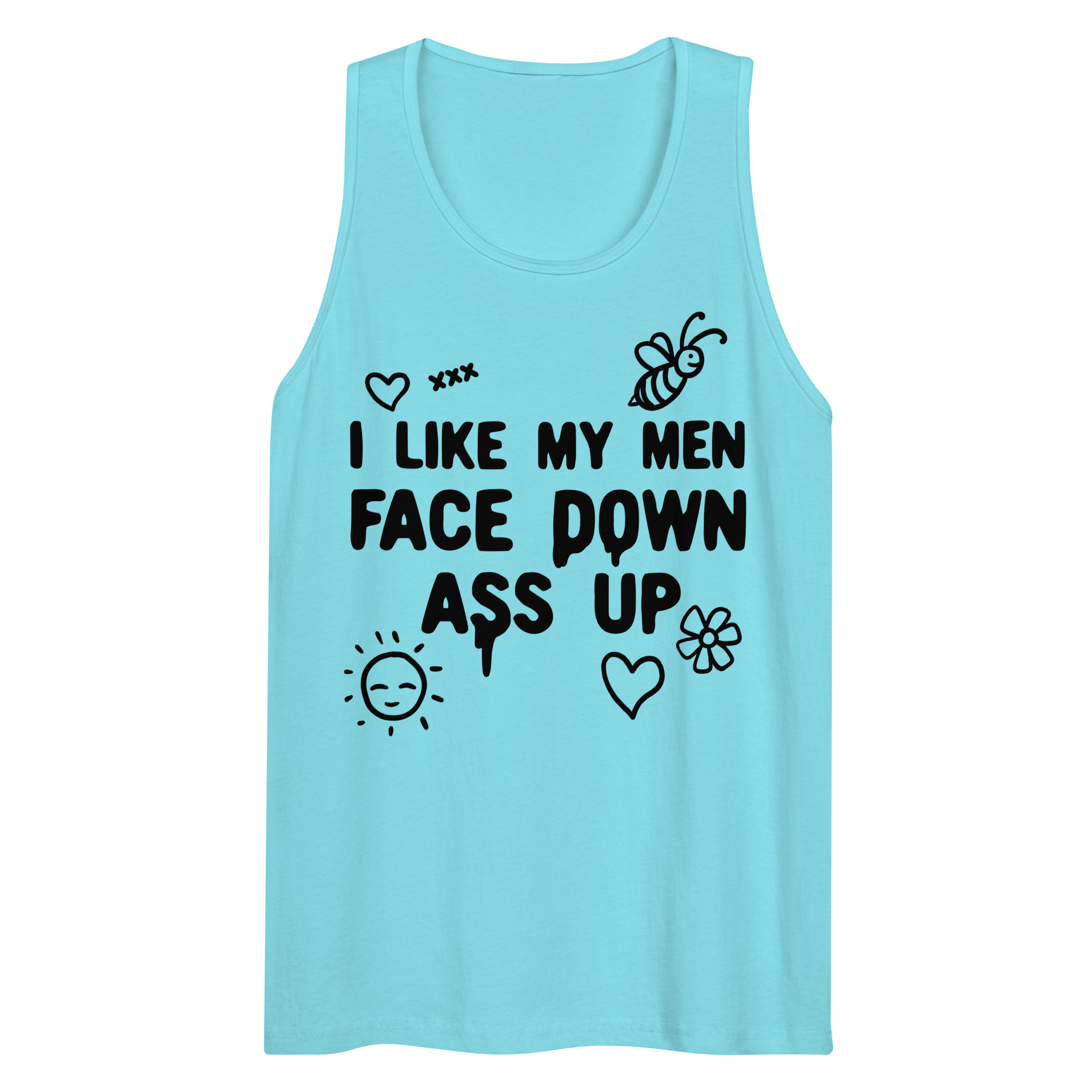 Featured image for “I Like my Men Face Down Ass Up - silly -  Men’s premium tank top”