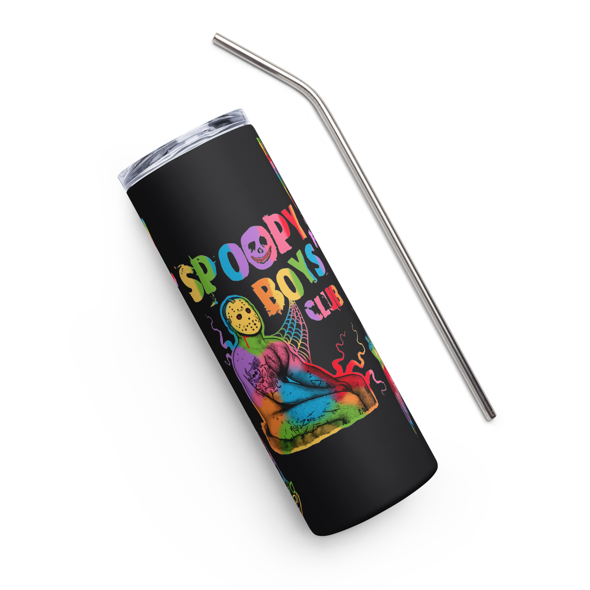 Featured image for “Demonic Rainbow Pride - Stainless steel tumbler”