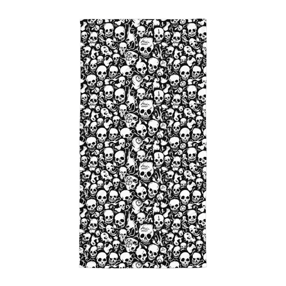 Featured image for “Abstract Skulls - Light Towel”
